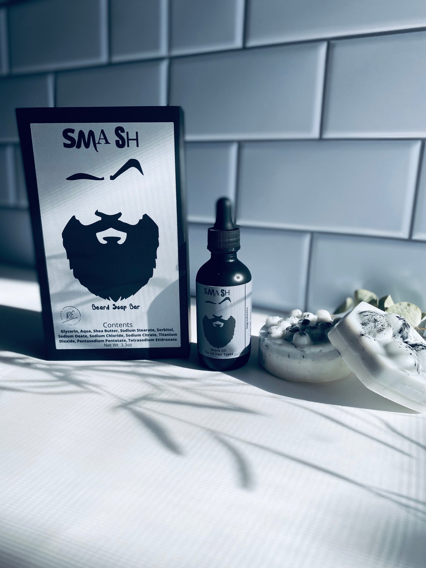 SMASH Beard Soap and Oil Set!